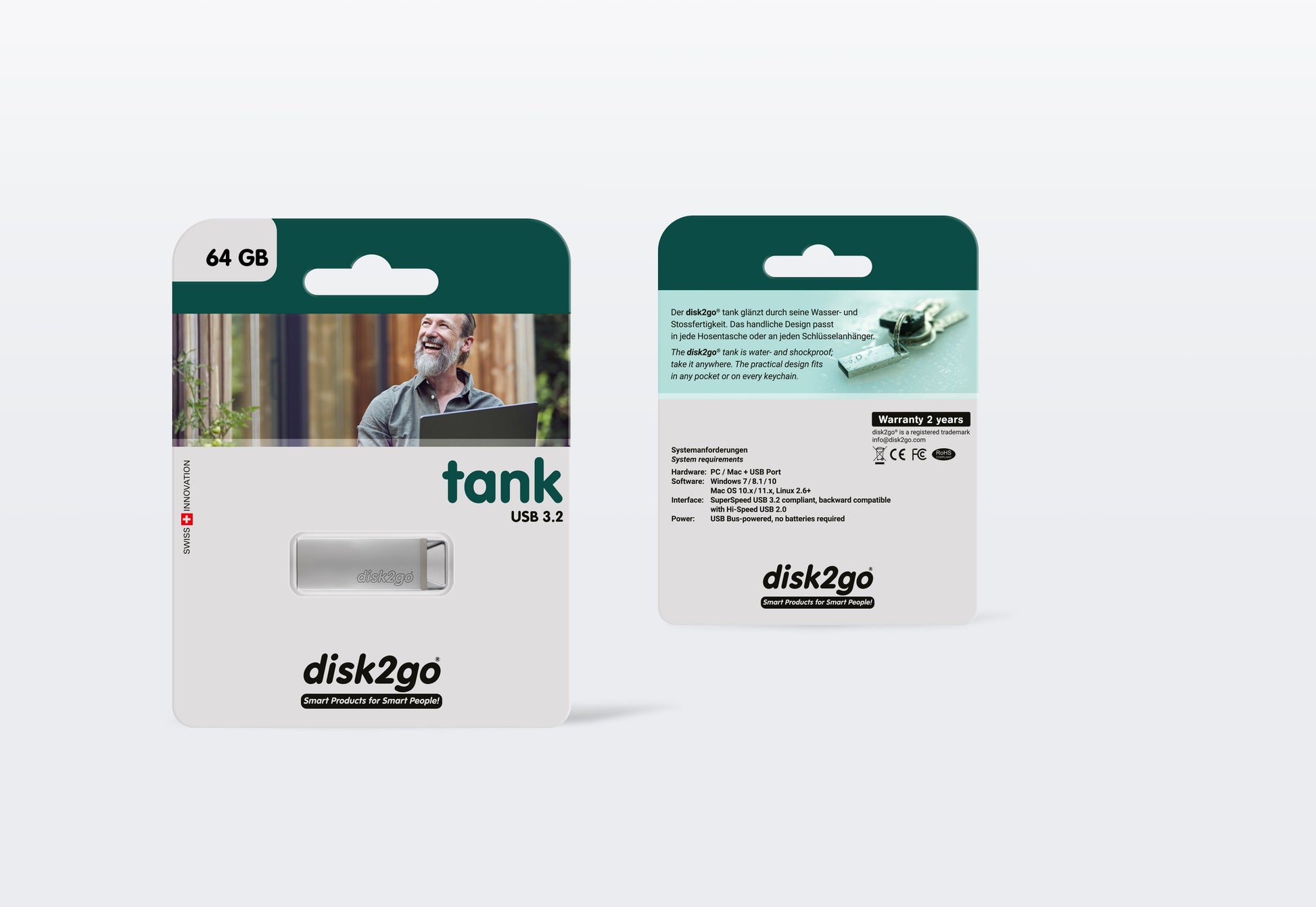 DISK2GO USB-Stick tank 3.0 64GB 30006586 USB 3.0