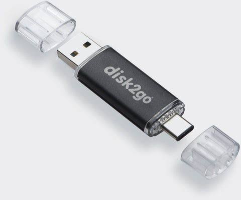 DISK2GO USB-Stick switch 16GB 30006591 Type-C USB 3.1 Type-A USB 3.0