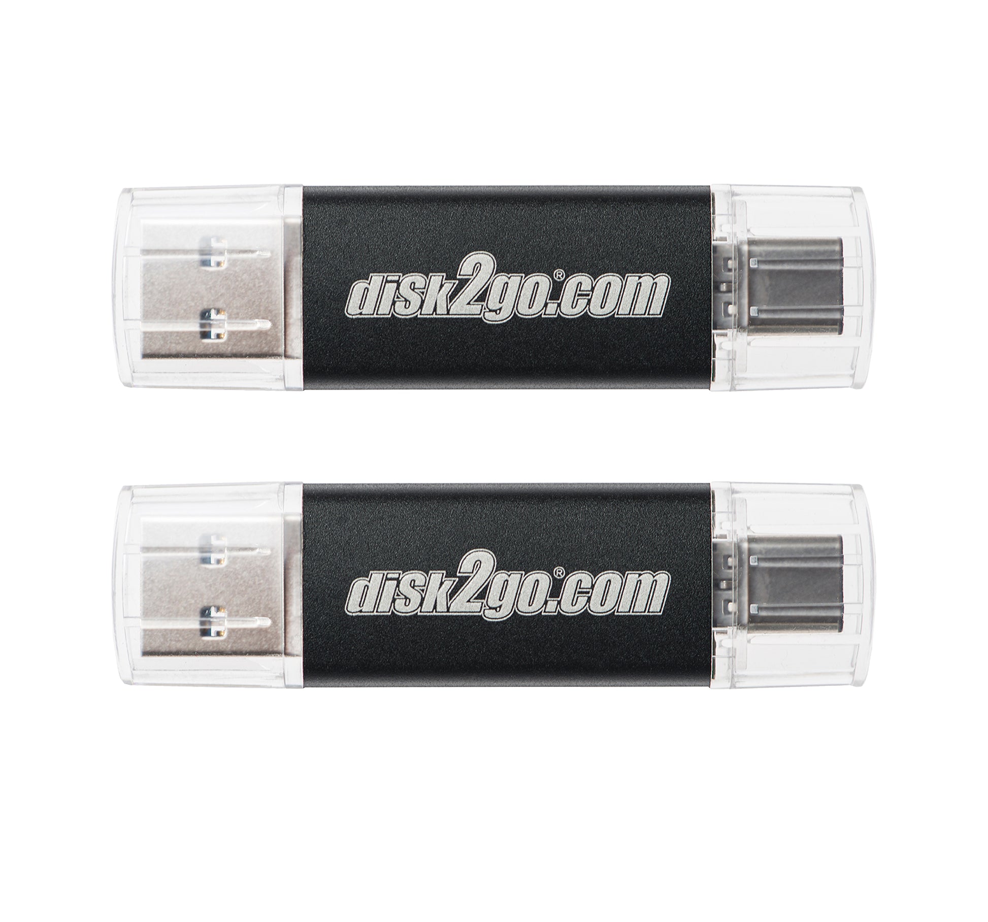 DISK2GO USB-Stick switch 64GB 30006595 Type-C/Type-A 3.0 double pack