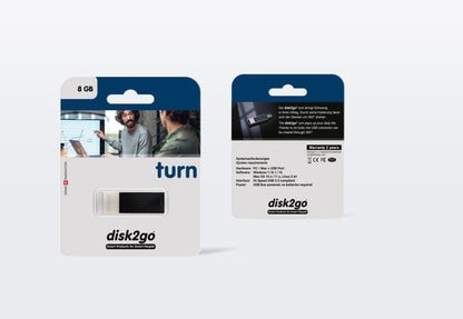 DISK2GO USB-Stick turn 2.0 8GB 30006650 USB 2.0