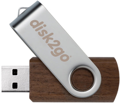 DISK2GO USB-Stick wood 128GB 30006664 USB 3.0