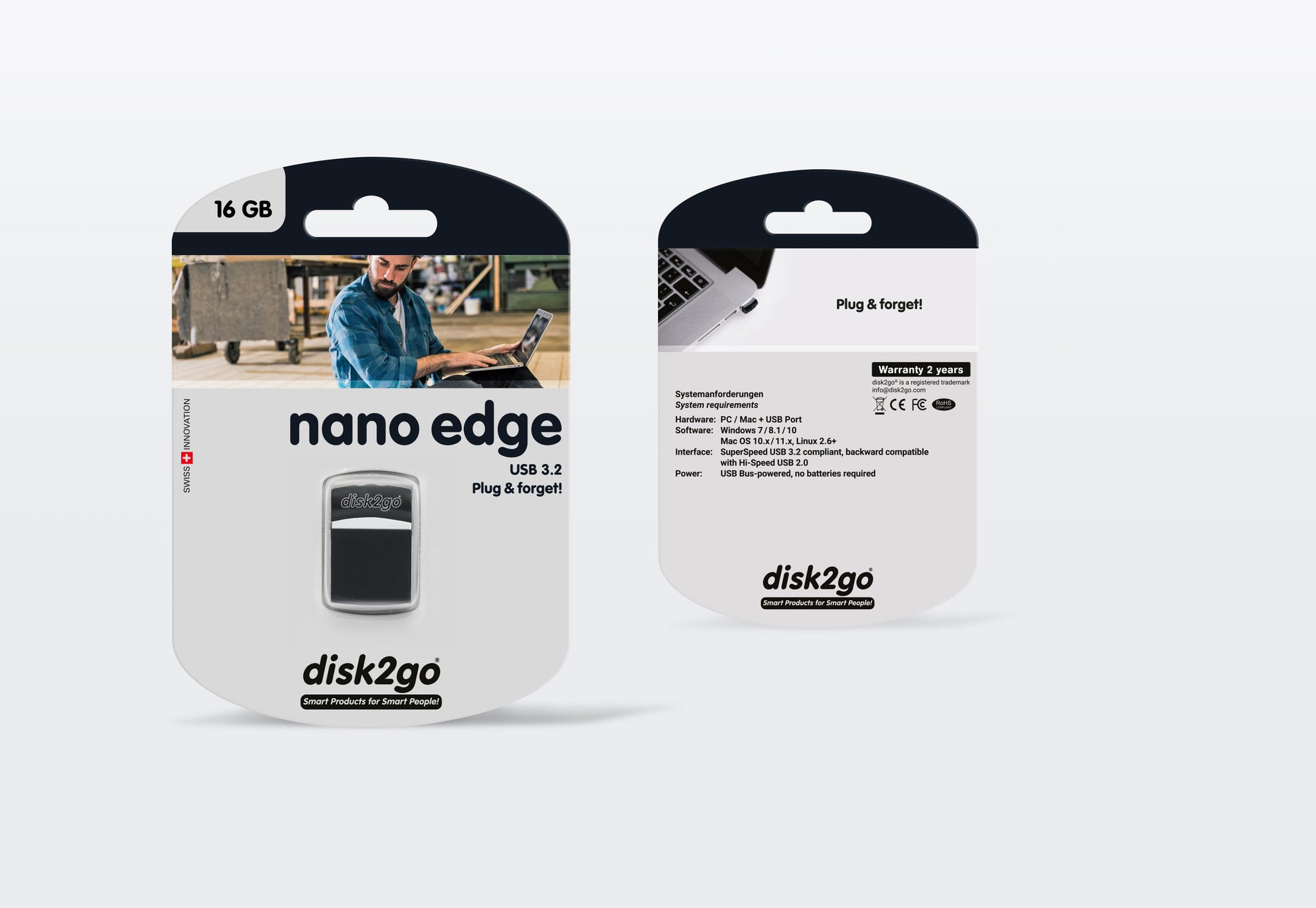 DISK2GO USB-Stick nano edge 3.0 16GB 30006680 USB 3.0