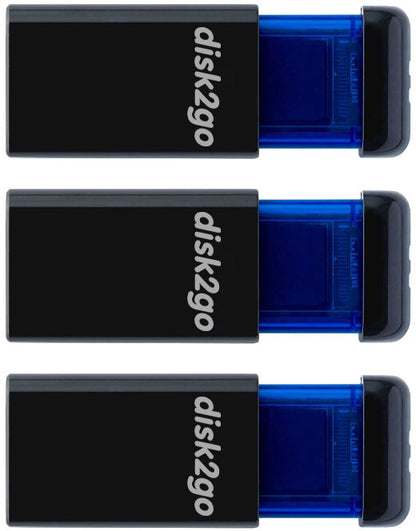 DISK2GO USB-Stick qlik edge 16GB 30006729 USB 2.0 triple pack