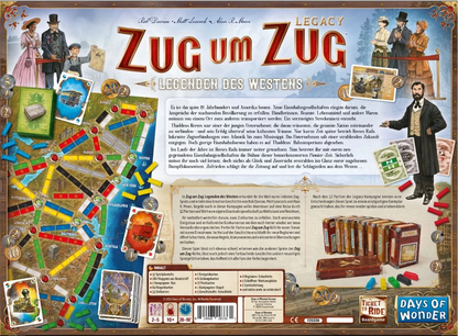 TTR ZUG UM ZUG LEGACY - LEGENDEN DES WESTENS (DE)