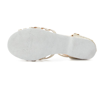 Joy Tanzschuhe in Gold Glitter Mikrofaser