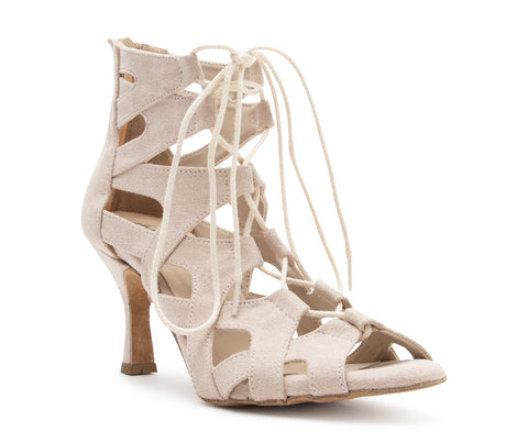 Magnet Core Tanzschuhe in Beige Wildleder