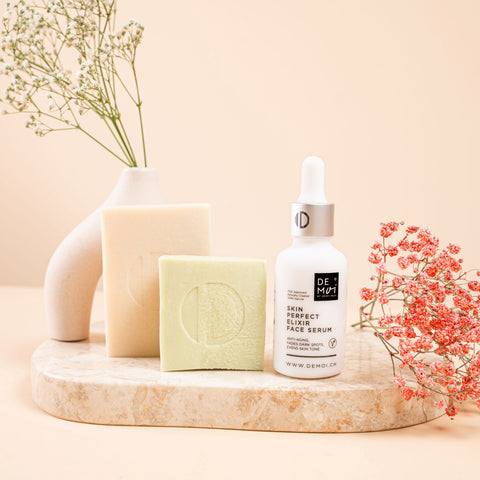 Alt Naturlig Hudpleje Sæt: Ansigt Serum, Skønhed Bar, Intim Bar