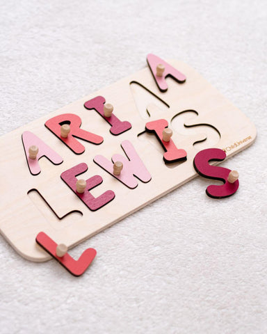 wooden double puzzle 