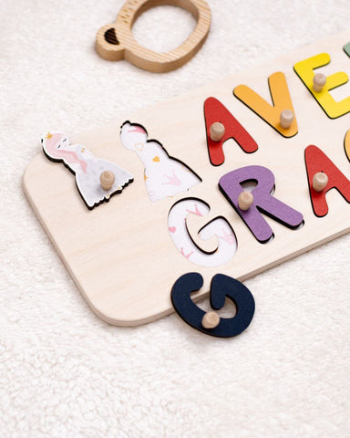 princess double  wooden puzzle