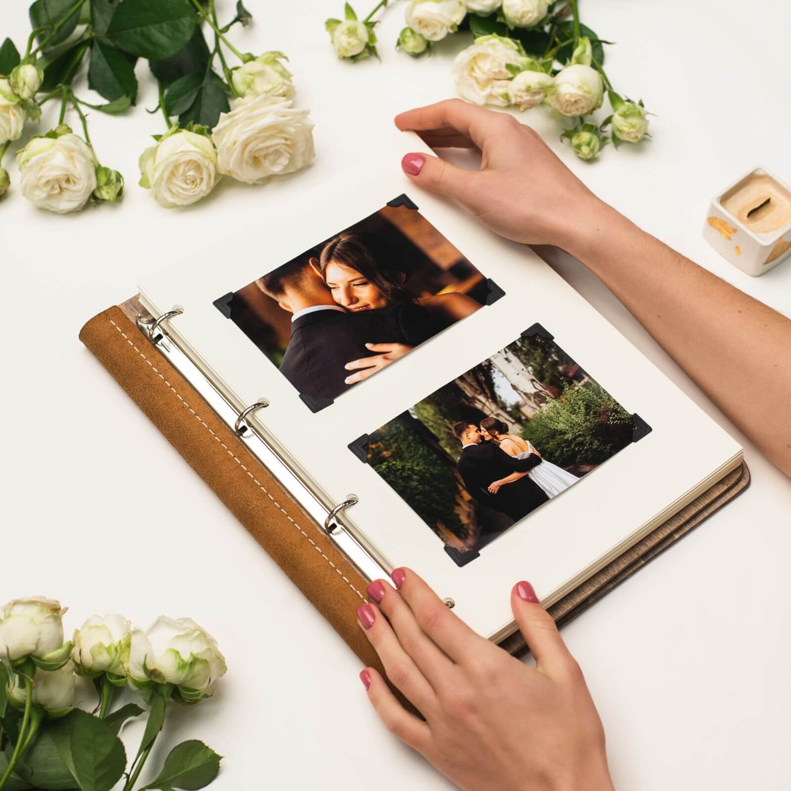 lether book for photos 