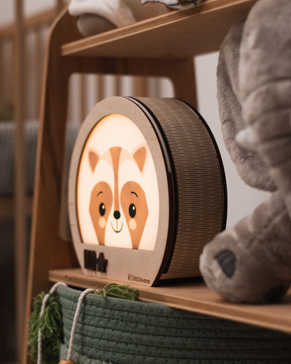 raccoon night light for kids 