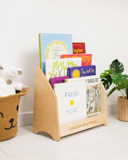 wooden  bookshelf for toddlers 