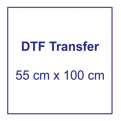 DTF Transfer für Textildruck 55 x 100 cm