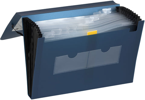 DUFCO Expanding File 13 Fächer blau metallic 13 Fächer