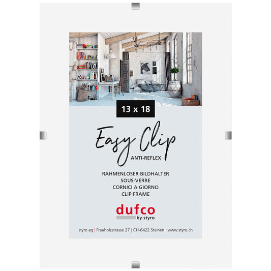 DUFCO Cliprahmen (ohne Rahmen) 1420.41001 13x18cm