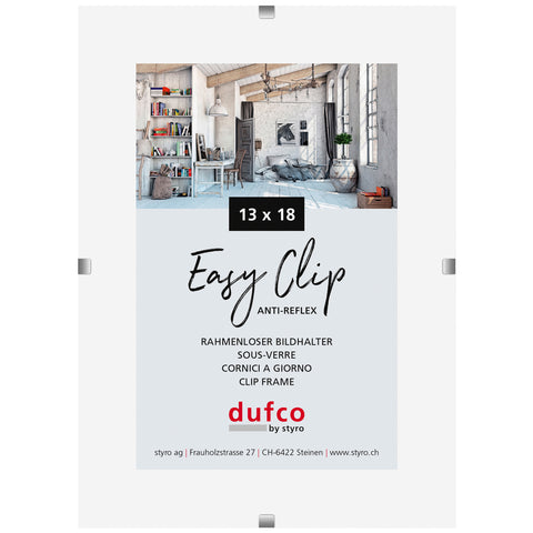DUFCO Cliprahmen (ohne Rahmen) 1420.41001 13x18cm
