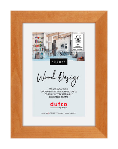 DUFCO Holz-Bilderrahmen 10.5x15cm 1610.80596 Toronto Kirschbaum