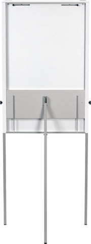 DUFCO Flipchart Standard 399.1 74x100cm mit Ablagegrau