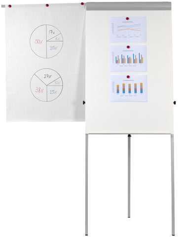 DUFCO Flipchart Standard 399.1 74x100cm mit Ablagegrau