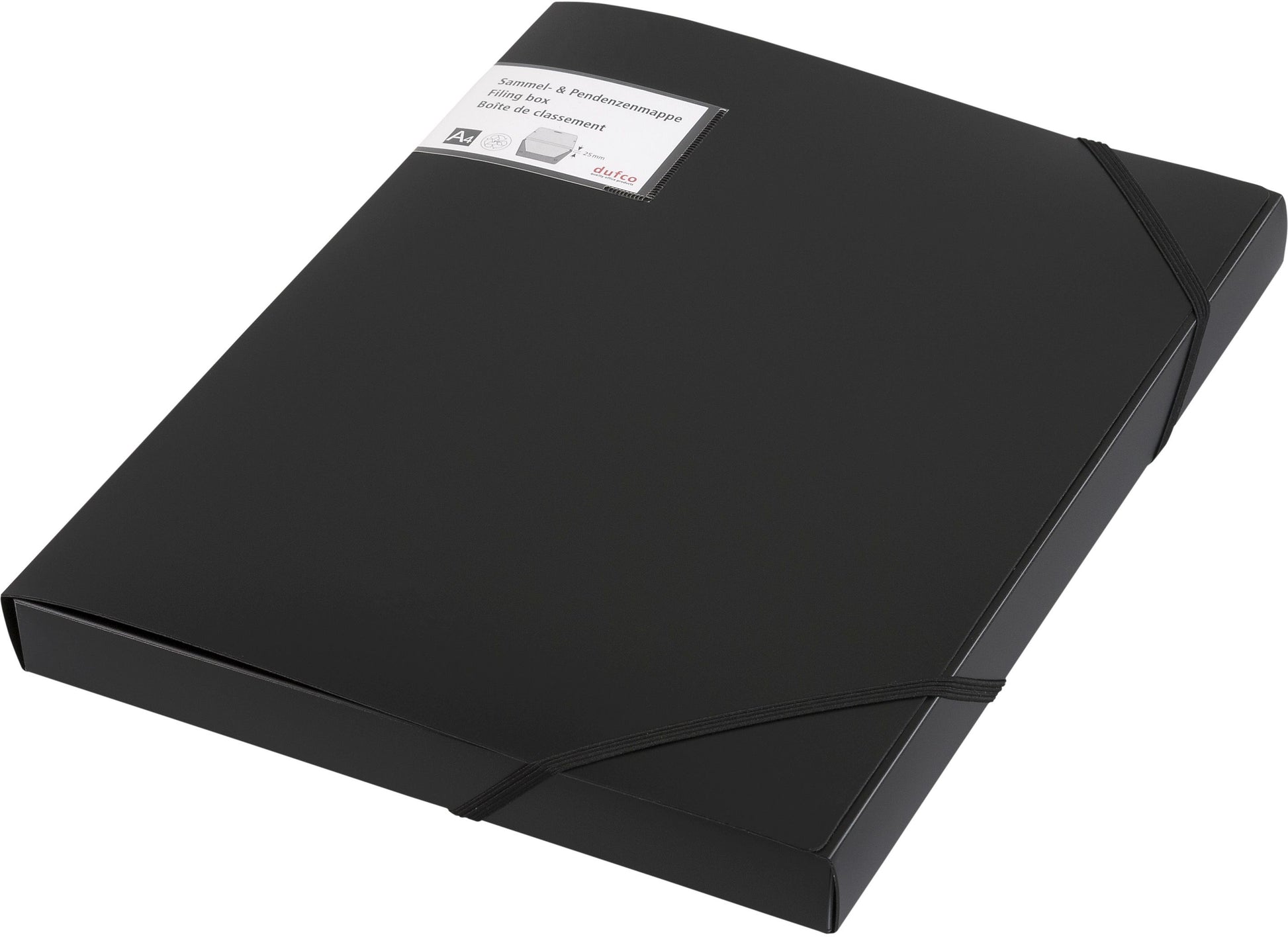 DUFCO Sammelbox A4 51500.03653 schwarz 2.5cm