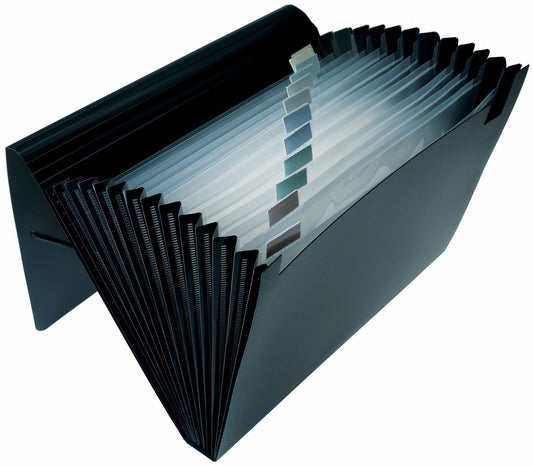 DUFCO Expanding File 51500.03679 schwarz 12 Fächer