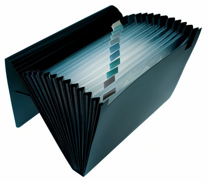 DUFCO Expanding File 51500.03679 schwarz 12 Fächer