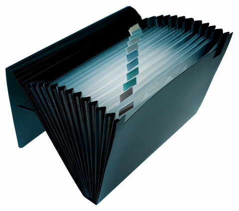 DUFCO Expanding File 51500.03679 schwarz 12 Fächer