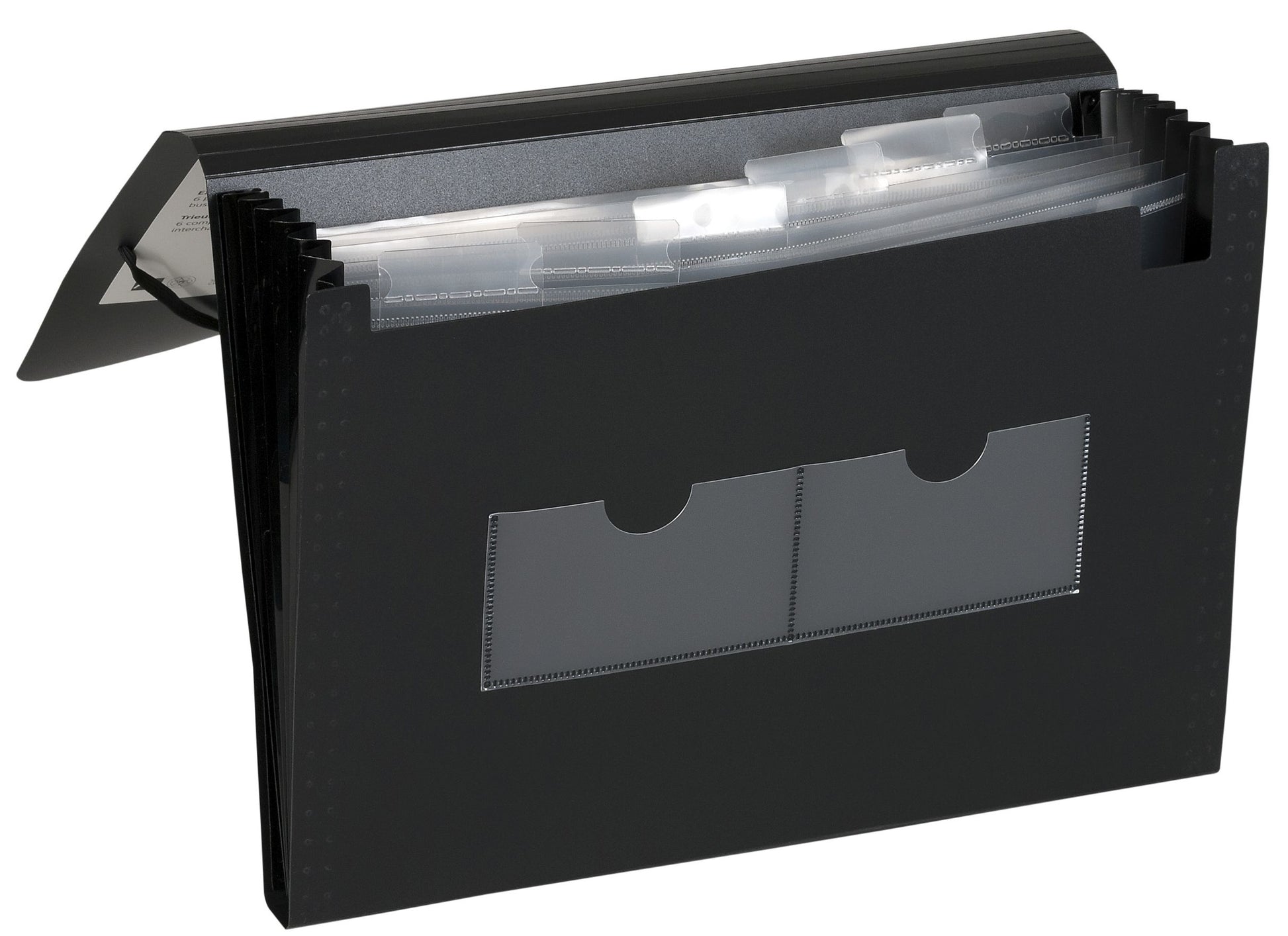 DUFCO Expanding File 51500.03691 schwarz 6 Fächer