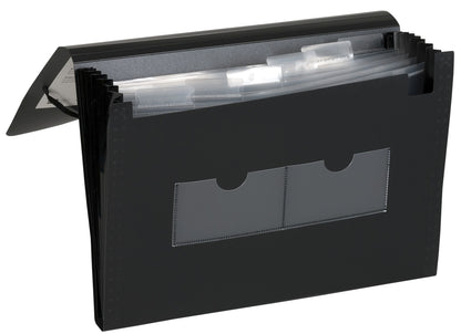 DUFCO Expanding File 51500.03691 schwarz 6 Fächer