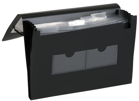 DUFCO Expanding File 51500.03691 schwarz 6 Fächer