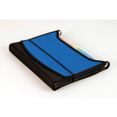 DUFCO Fächermappe SoftTouchNylon A4 51500.03822 royalblau/schwarz 13 Fächer