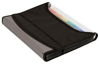 DUFCO Fächermappe SoftTouchNylon A4 51500.03823 schwarz 13 Fächer