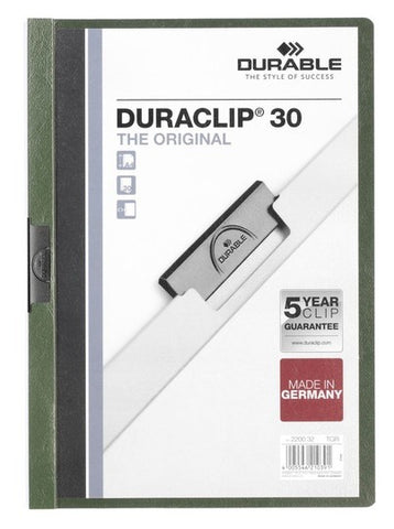 DURABLE Klemmhefter DURACLIP 30 220032 für 30 Blatt A4 petrol