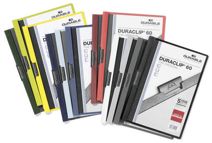 DURABLE Klemmhefter DURACLIP 60 220907 für 60 Blatt A4 dunkelblau