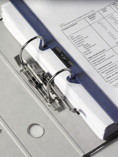 DURABLE Klemmhefter 30 EASY FILE 222907 für 30 Blatt A4 dunkelblau