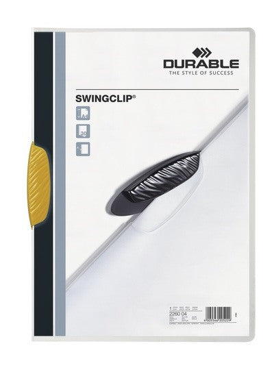 DURABLE Klemmhefter SWINGCLIP 226004 für 30 Blatt A4 gelb