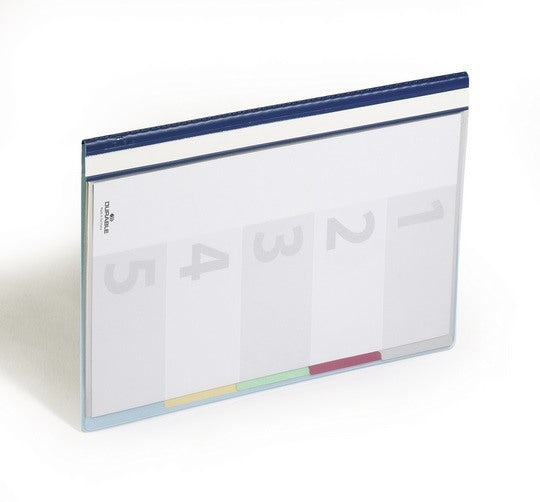 DURABLE Organisationsheft. Divisioflex 255706 für 100 Blatt A4,5-teilig blau