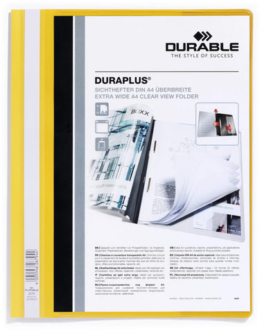 DURABLE Angebotshefter DURAPLUS 257904 für 100 Blatt A4 gelb