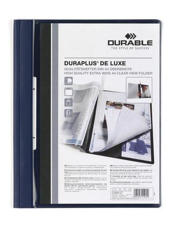 DURABLE Angebotsheft. DURAPLUS DE LUXE 258907 für 200 Blatt A4 dunkelblau