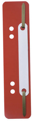 DURABLE Heftstreifen Flexi 150x34mm 690103 rot, Lochung 60/80mm 250 Stück