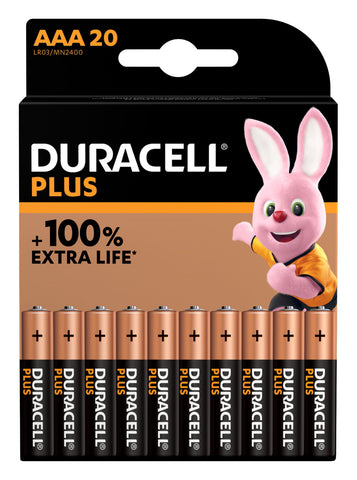 DURACELL Plus Power 4-020146 AAA/LR03 20 Stück