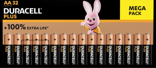 DURACELL Batterie Plus Power 4-149014 4-149014 AA/LR6 32 Stück