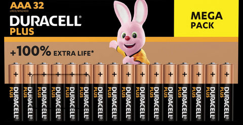 DURACELL Batterie Plus Power 4-149045 4-149045 AAA/LR03 32 Stück