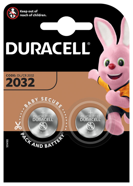 DURACELL Knopfbatterie Specialty 4-203921 CR2032, 3V 2 Stück