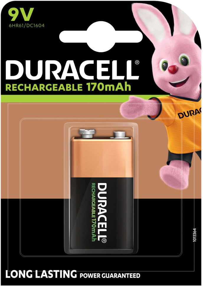 DURACELL Recharge Ultra PreCharged 9V/6HR61 6HR61/DC1604, 170mAh 1 Stück