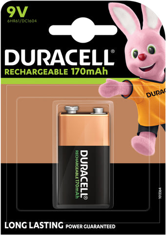 DURACELL Recharge Ultra PreCharged 9V/6HR61 6HR61/DC1604, 170mAh 1 Stück