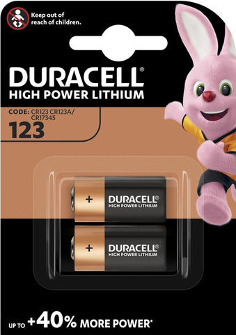 DURACELL Photobatterie Specialty Ultra CR123 B2 DL123A, CR123A, 3V 2 Stück