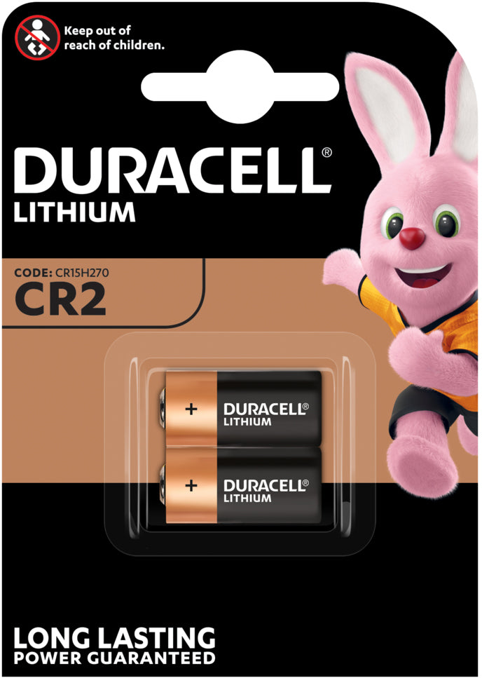 DURACELL Batterie Lithium CR15H270 CR2, 3V 2 Stück