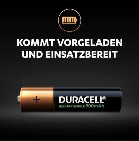 DURACELL Recharge Ultra PreCharged DX2400 AAA, 850 mAh, 1.2V 4 Stück