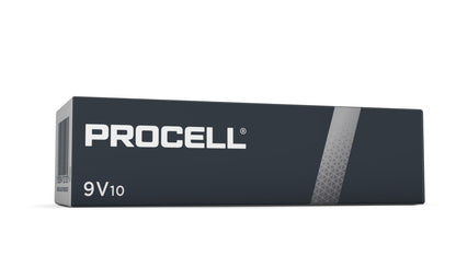 DURACELL Batterie PROCELL 673mAh MN1604 6LR61, 9V 10 Stück